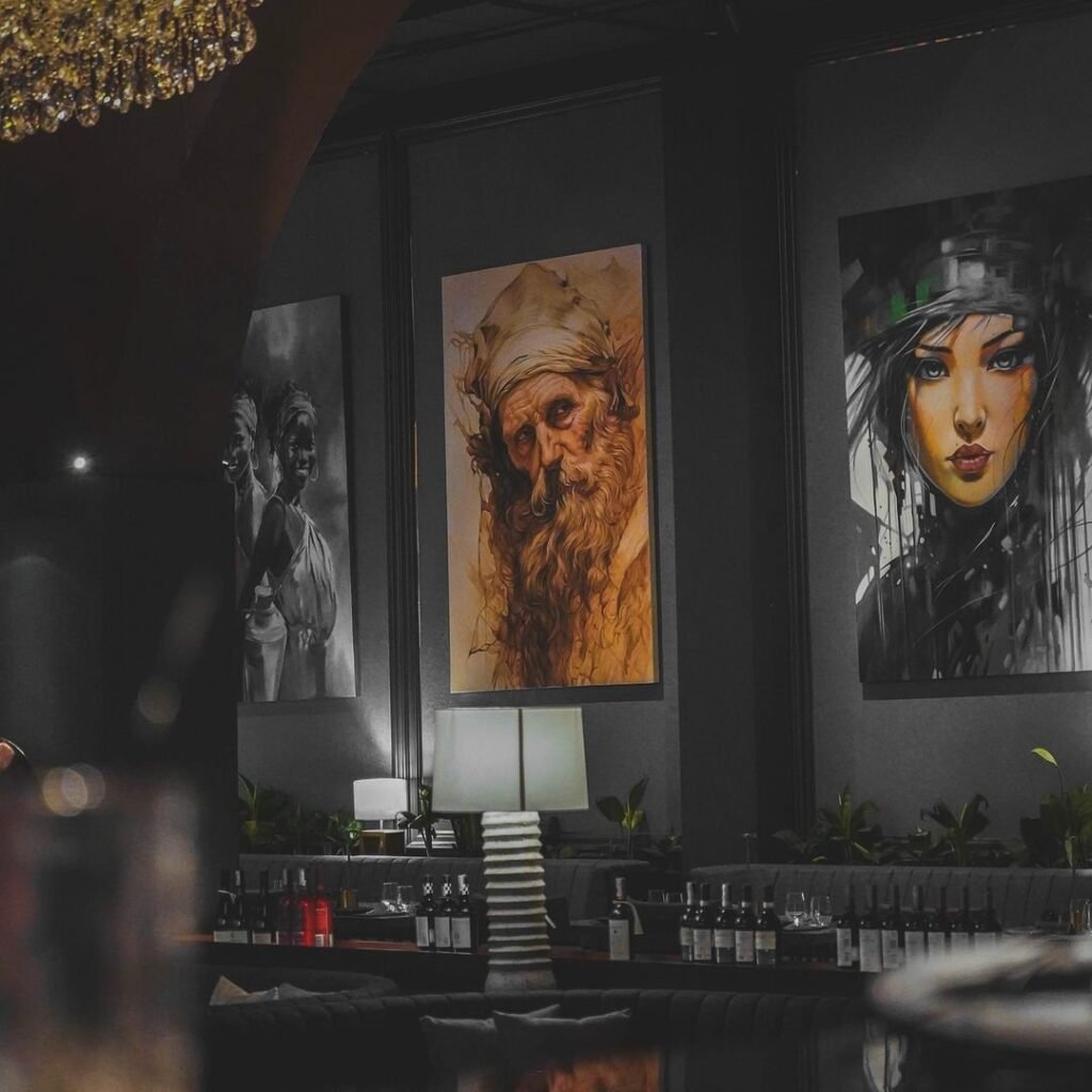 Restoran Fine Dining artistik - Midaz Restaurant and Lounge by LDS Group